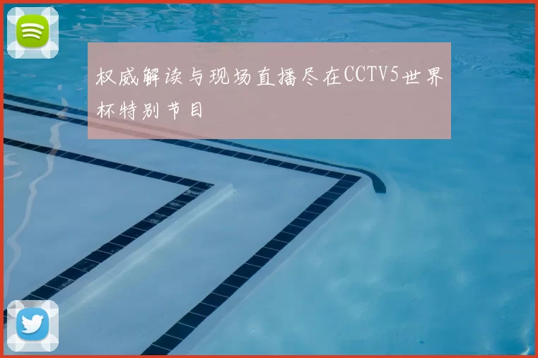 权威解读与现场直播尽在CCTV5世界杯特别节目