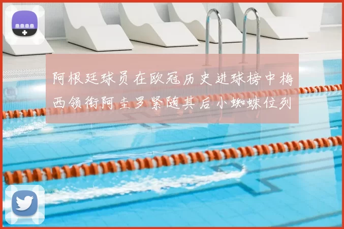 阿根廷球员在欧冠历史进球榜中梅西领衔阿圭罗紧随其后小蜘蛛位列第七