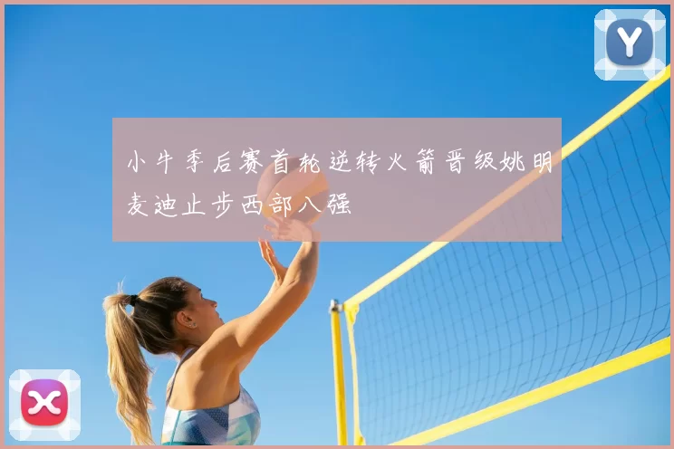 小牛季后赛首轮逆转火箭晋级姚明麦迪止步西部八强