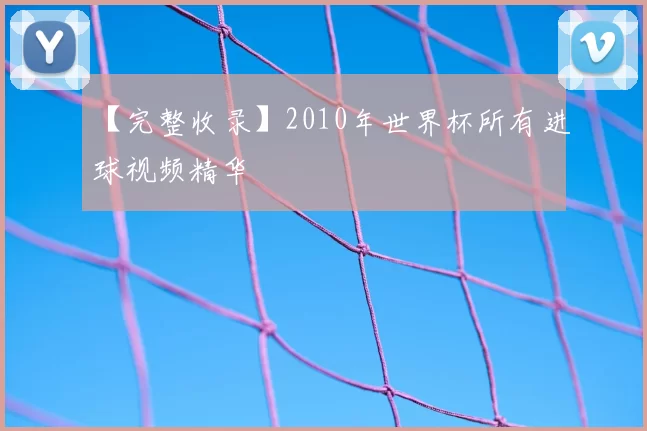 【完整收录】2010年世界杯所有进球视频精华