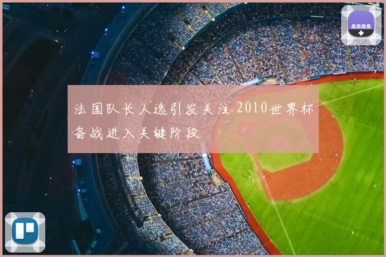 法国队长人选引发关注 2010世界杯备战进入关键阶段